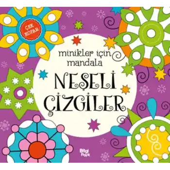 Minikler İçin Mandala - Neşeli Çizgiler