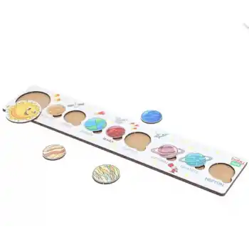 Montessori Gezegenler Puzzle