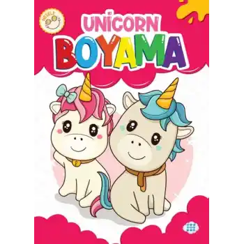 Neşeli Unicorn Boyama