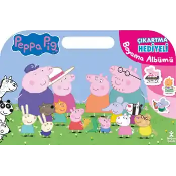 Peppa Pig Çıkartma Hediyeli Boyama Albümü