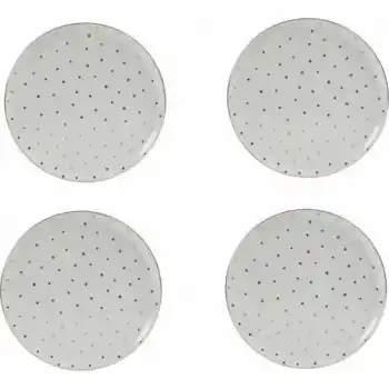 Porland Forest Yaldızlı Servis Tabağı 28cm 4lü