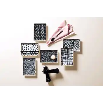 Porland Fractal 18Cm 6 Kişilik Pasta Takımı