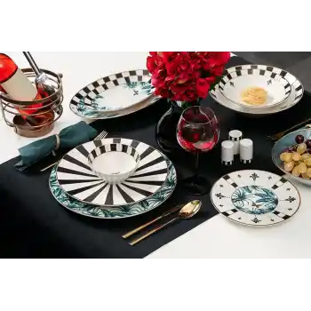 Porland Palms 27 Parça 6 Kişilik Yemek Takımı