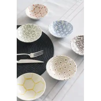 Porland Tamina 6lı Karma Çerezlik Sosluk Kase Takımı 12cm
