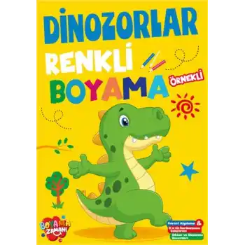Renkli Boyama Dinozorlar