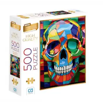 Renkli Kuru Kafa Puzzle 500