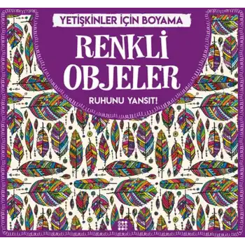 Renkli Objeler - Yetişkinler İçin Boyama