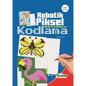 Robotik Piksel Kodlama Mavi Kitap
