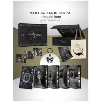 Saka ve Sanrı Serisi - 4 Kitaplık Yan Boyamalı Kutu