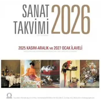 Sanat Takvimi 2026 Duvar Takvimi