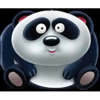 Sevimli Hayvanlar Çıkartmalı Boyama Panda