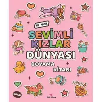 Sevimli Kızlar Dünyası Boyama Kitabı