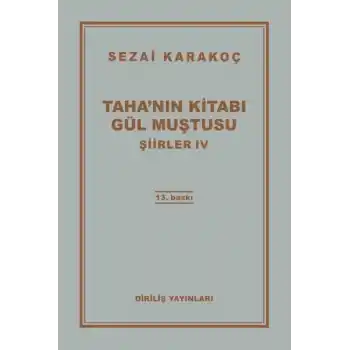 Şiirler 4 - Tahanın Kitabı Gül Muştusu