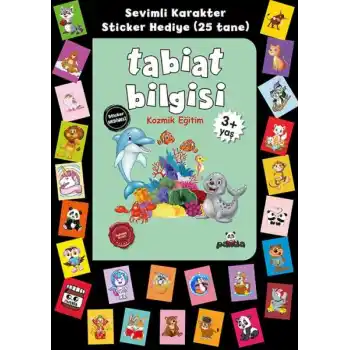 Stickerlı 3+ Yaş Tabiat Bilgisi (Kozmik Eğitim)