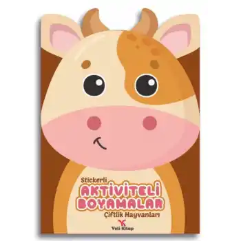 Stickerli Aktivite ve Boyamalar Çiftlik Hayvanları