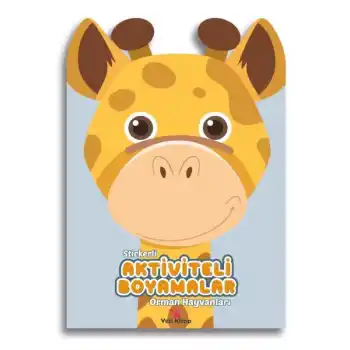 Stickerli Aktivite ve Boyamalar Orman Hayvanları