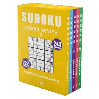 Sudoku Uzman Seviye 5 Kitap Set