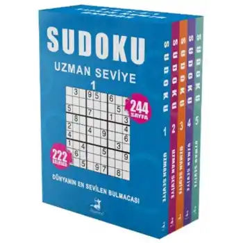 Sudoku Uzman Seviye 5 Kitap Set