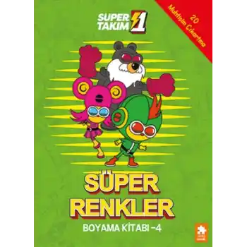 Süper 1 Takım Süper Renkler Boyama Kitabı - 4