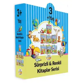 Sürprizli Renkli Kitaplar - 7 Kitap Set (3+Yaş)