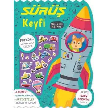 Sürüş Keyfi - Çıkartmalı Aktivite Kitabı