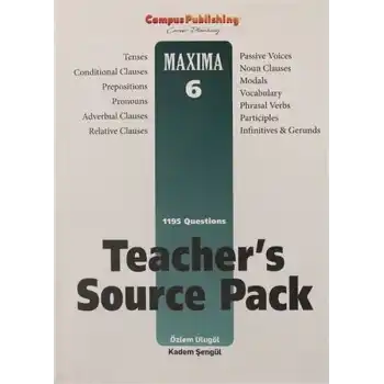 Teachers Source Pack - Maxima 6