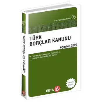 Türk Borçlar Kanunu - Eylül 2024