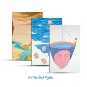 Üçlü Çizgili Defter Seti: Bir Düş: İçinde Yüzülen