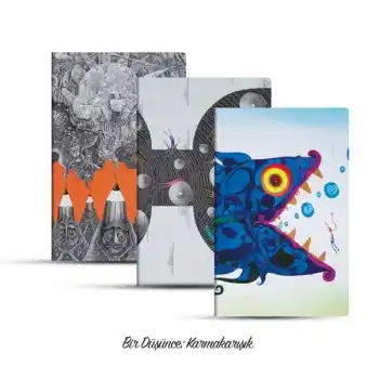 Üçlü Çizgisiz Defter Seti: Bir Düşünce: Karmakarışık