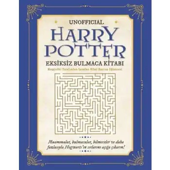Unofficial Harry Potter Eksiksiz Bulmaca Kitabı
