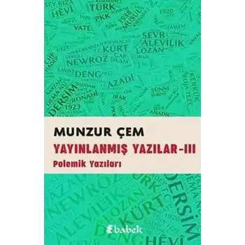 Yayınlanmış Yazılar -3
