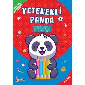 Yetenekli Panda - Yaz-Sil-Kalemli
