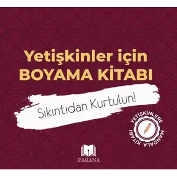 Yetişkinler İçin Boyama Kitabı-Mandala