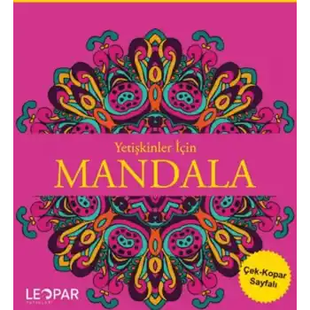 Yetişkinler İçin Mandala - Pembe