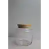 Bambu Kapaklı Cam Kavanoz 500ml