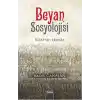 Beyan Sosyolojisi  Kitaptan Hayata