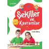 Dikkat Odaklı Etkinlik Kitabı Şekiller ve Kavramlar 5-6 Yaş