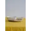 Ecr Seramik 2li Kare Fırın Kabı 21Cm