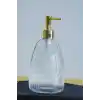 Glasscom Çizgili Sıvı Sabunluk