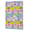 Kahve 10 - Yan Boyamalı Çizgili Defter