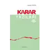 Karar Yazıları 3