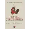 Manzum Vefat-Nameler
