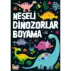 Neşeli Dinozorlar Boyama