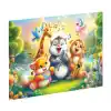 Neşeli Dostlar Ahşap Puzzle