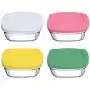Paşabahçe 96840 Pudding Saklama Kabı Renkli 4lü 310 cc