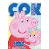 Peppa Pig ve Evie - Çok Boya! Çıkartmalı Dev Boyama Kitabı