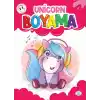 Sevimli Unicorn Boyama