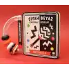Siyah Beyaz Çıngıraklı Kitaplar Kelimeler
