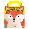 Tilki - Çıkartmalı-Çantalı Kolay Boyama