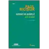 Zaman ve Anlatı: İki - Zaman ve Anlatı
